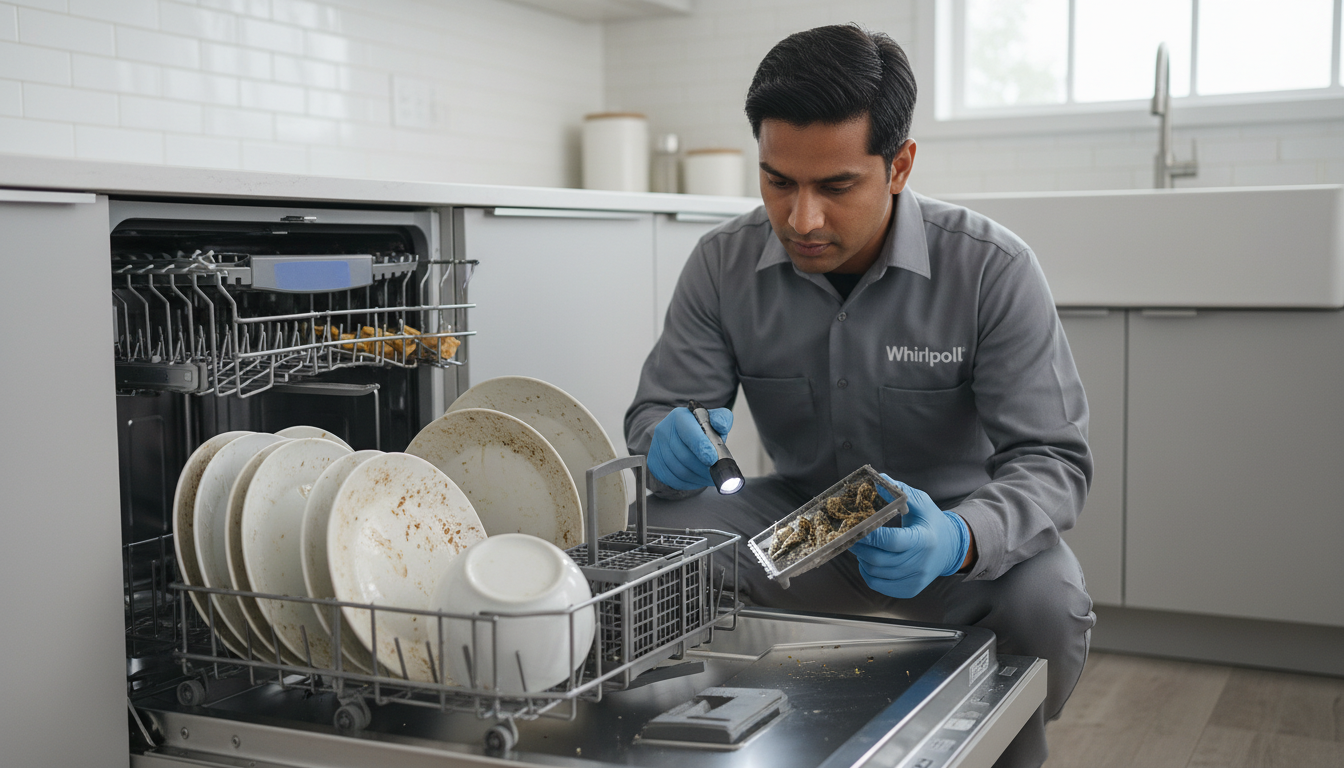 Professional Whirlpool Dishwasher Not Cleaning Dishes - Nika Appliance Repair Toronto
